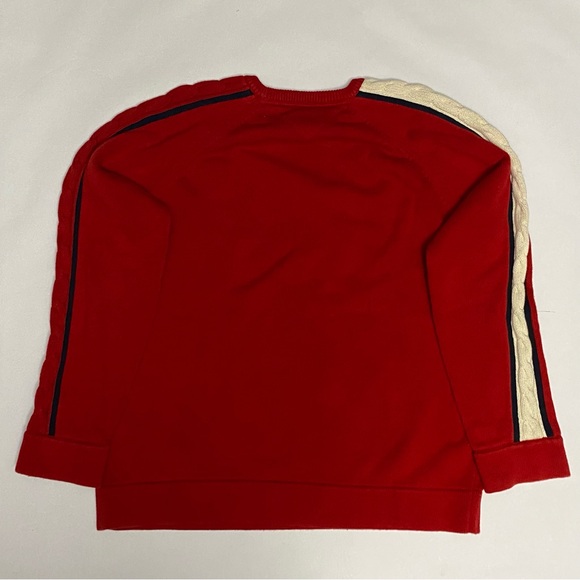 Vintage Tommy Jeans Sweater XL Red Blue White Mens Pullover Cotton - Picture 2 of 7